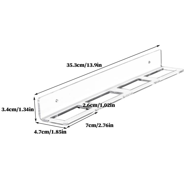 Bộ 2 cái giá treo tường hockey acrylic, 1 cái, bộ 2 cái