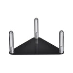 Bộ 2 cái giá bóng acrylic tam giác dễ lắp ráp, trong suốt 1 cái, trong suốt bộ 2 cái, đen 1 cái, đen bộ 2 cái