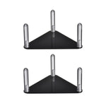 Bộ 2 cái giá bóng acrylic tam giác dễ lắp ráp, trong suốt 1 cái, trong suốt bộ 2 cái, đen 1 cái, đen bộ 2 cái