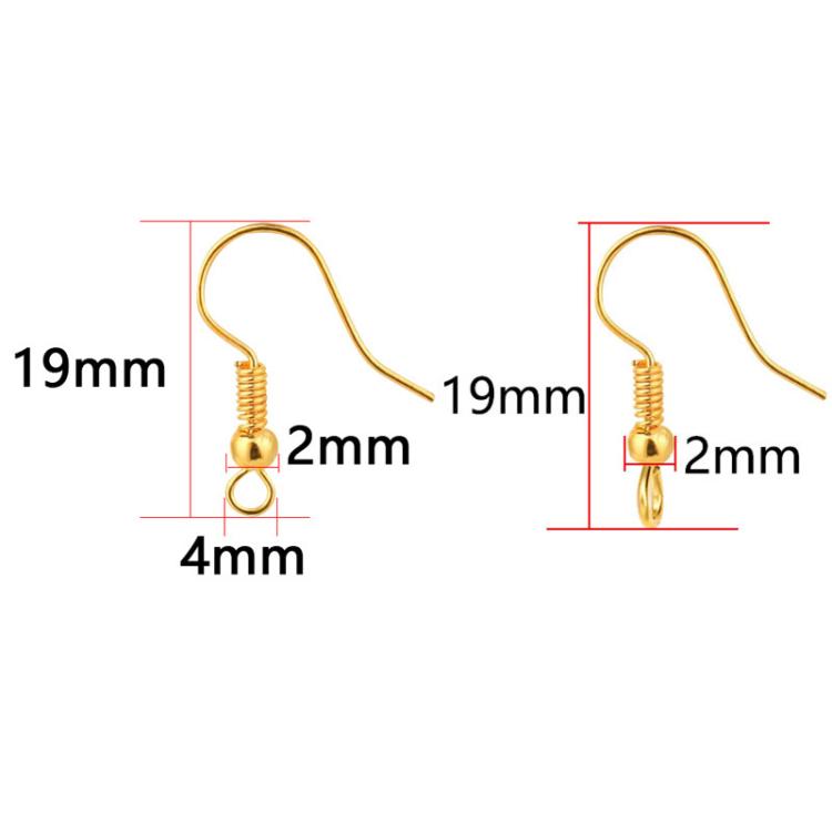 50 cái khuyên tai inox & móc bông tai phụ kiện làm đồ trang sức DIY, thanh thẳng thép, thanh thẳng vàng, chữ thập thép, chữ thập vàng