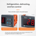 Bộ điều khiển nhiệt độ vi tính STC-9200 - 3 chế độ đầu ra cho làm lạnh, rã đông và điều khiển quạt, dùng chung cho kho lạnh/thiết bị làm lạnh