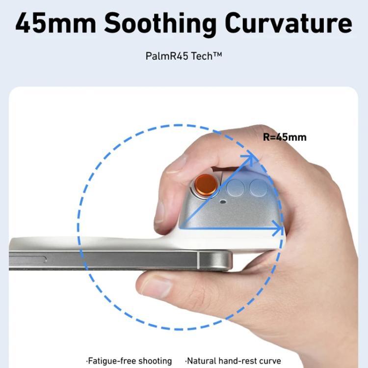 TELESIN Magnetic Phone Mounting Aid Photography Handle Remote Control Assistant, White Camera Grip+Silver Fill Light, White Camera Grip+Tripod+Silver Fill Light, White Camera Grip+White Fill Light, White Camera Grip+Tripod+White Fill Light             ...