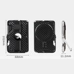 Giá đỡ thẻ kim loại nam châm cho AirTag thế hệ 2 / AirTag thế hệ 1 kèm giá đỡ điện thoại, chống RFID, dây đeo cổ tay co giãn
