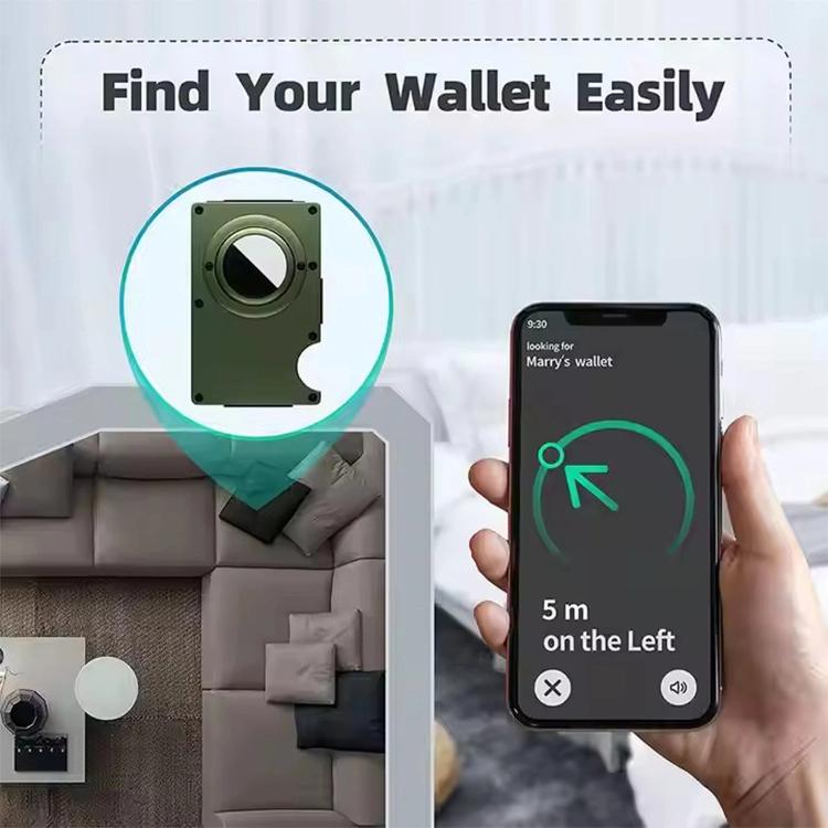 Ví đựng thẻ kim loại chống RFID cho AirTag thế hệ 2 / AirTag thế hệ 1