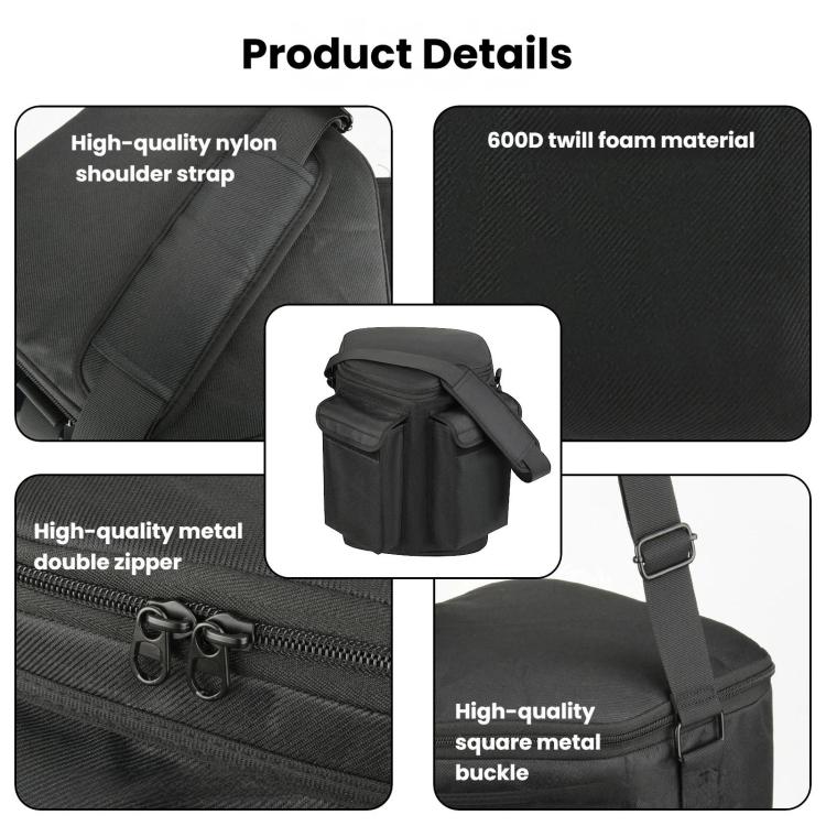 Túi đeo chéo cho loa Bose S1 Pro và S1 Pro+ có hai túi, túi đeo vai