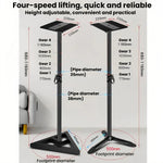 Metal Floor Speaker Stand Monitor Surround Tripod For Studio & Desk, LKT-610, LKT-640