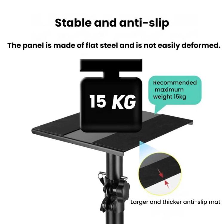 Metal Floor Speaker Stand Monitor Surround Tripod For Studio & Desk, LKT-610, LKT-640