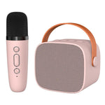 Loa Bluetooth di động kèm micro tháo rời, bộ karaoke cho trẻ em và gia đình, mic đôi xanh da trời, mic đôi hồng, mic đôi trắng, mic đơn xanh da trời, mic đơn hồng, mic đơn trắng