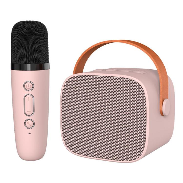 Loa Bluetooth di động kèm micro tháo rời, bộ karaoke cho trẻ em và gia đình, mic đôi xanh da trời, mic đôi hồng, mic đôi trắng, mic đơn xanh da trời, mic đơn hồng, mic đơn trắng