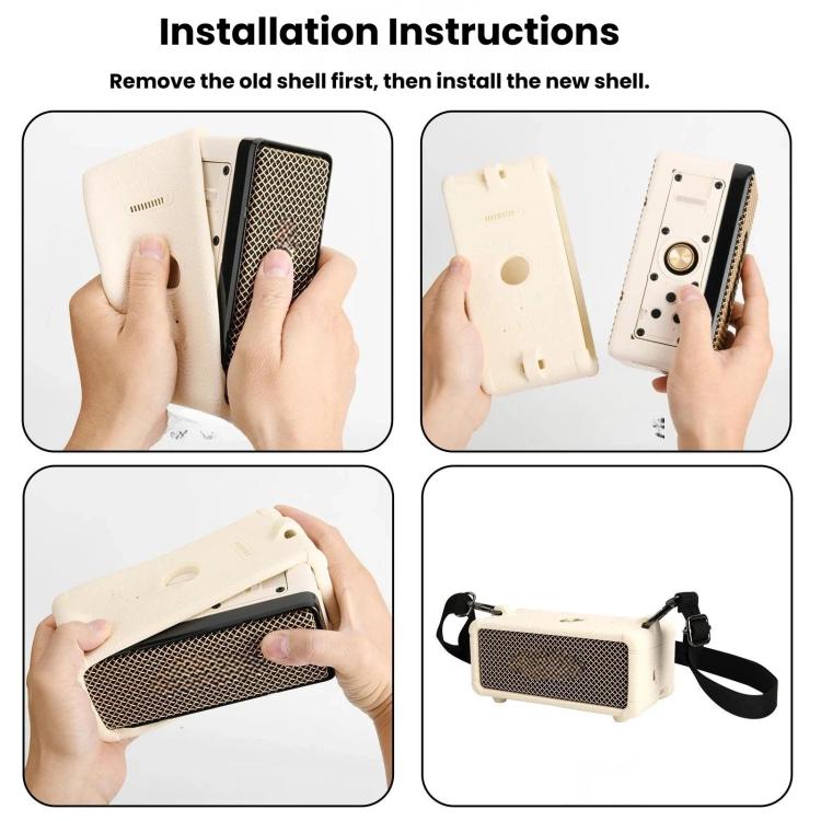 Ốp bảo vệ silicone thay thế di động cho Marshall Emberton III với dây đeo vai điều chỉnh