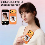 X3 Wired Smartphone Selfie Mirror Magnetic Rear Mounted Selfie Display, X3 Wired