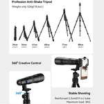 Bộ ống kính TeleCular 50x cho điện thoại thông minh với chân máy đầu bi 360 độ & lấy nét trong, APL-T50X