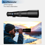 Bộ ống kính TeleCular 50x cho điện thoại thông minh với chân máy đầu bi 360 độ & lấy nét trong, APL-T50X