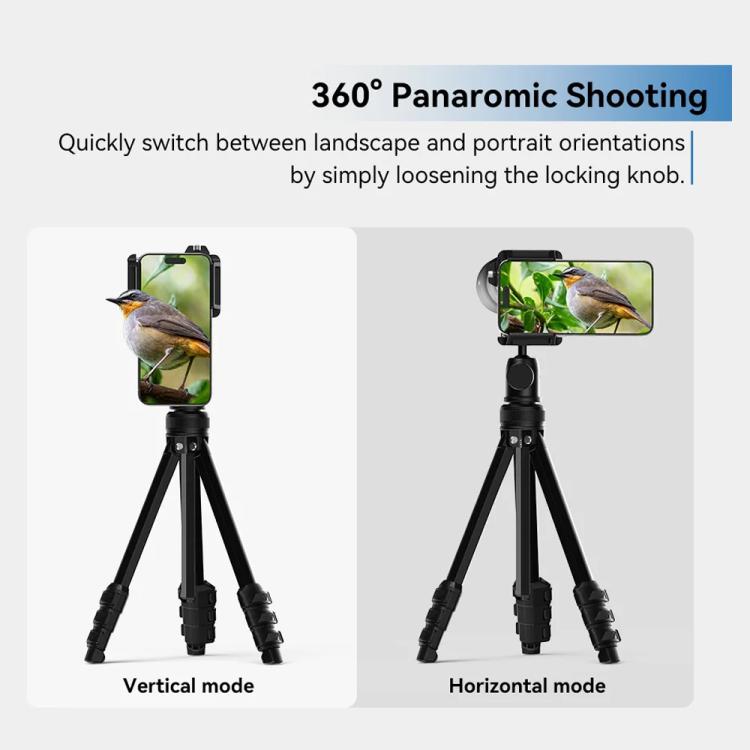 Bộ ống kính TeleCular 50x cho điện thoại thông minh với chân máy đầu bi 360 độ & lấy nét trong, APL-T50X
