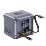 Sạc đa cổng 300W với ổ cắm USB và dây cáp tích hợp, Phích cắm EU, phích cắm US, phích cắm UK, phích cắm AU, phích cắm KR