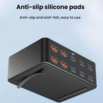 Sạc đa cổng GaN siêu nhanh 330W, Phích cắm EU, phích cắm US, phích cắm UK, phích cắm AU, phích cắm KR