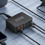 Sạc đa cổng GaN siêu nhanh 330W, Phích cắm EU, phích cắm US, phích cắm UK, phích cắm AU, phích cắm KR