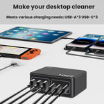 Sạc đa cổng USB PD sạc nhanh công suất cao 100W, Phích cắm US, phích cắm EU, phích cắm AU, phích cắm KR, phích cắm UK