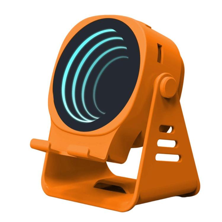 Wireless Induction Speaker With Phone Stand Multifunctional Desktop Bluetooth Speaker Night Light