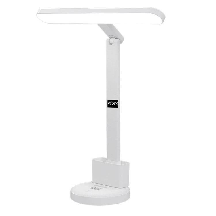 Đèn bàn học bảo vệ mắt Xiajule có hiển thị thời gian, đèn đọc sách điều chỉnh ba nhiệt độ màu, Đèn ngủ để bàn, XH4000, XH4800