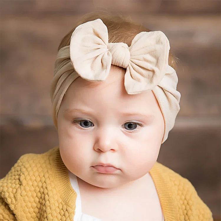 Băng đô tóc nơ dễ thương cho trẻ sơ sinh bé gái