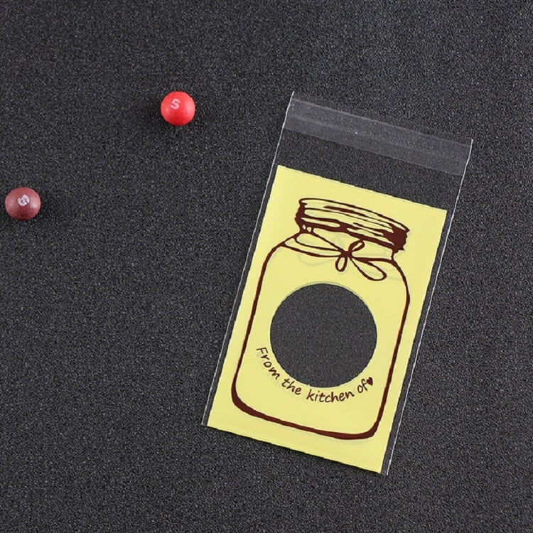100 cái / bộ túi đóng gói quà bánh quy kẹo họa tiết chai màu sắc dễ thương cho đám cưới sinh nhật