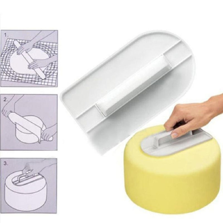 Bộ 2 Dụng Cụ Làm Mịn Bánh Dụng Cụ Trang Trí Bánh Làm Mịn Fondant Khuôn Silicone Làm Bánh DIY Nhà Bếp, 2 Chiếc