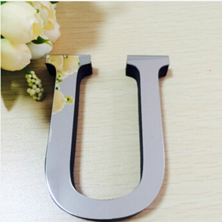 2 miếng dán tường acrylic chữ cái tiếng Anh sáng tạo trang trí nhà, gương 3D tự làm