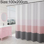 Rèm phòng tắm hình học chống thấm nước, kích thước 200 x cao 200cm, 100 x cao 200cm, 120 x cao 200cm, 150 x cao 200cm, 220 x cao 200cm, 260 x cao 200cm, 280 x cao 200cm