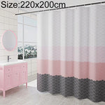 Rèm phòng tắm hình học chống thấm nước, kích thước 200 x cao 200cm, 100 x cao 200cm, 120 x cao 200cm, 150 x cao 200cm, 220 x cao 200cm, 260 x cao 200cm, 280 x cao 200cm