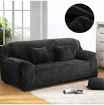 Áo bọc ghế sofa vải nhung dày, bọc ghế đàn hồi không kèm vỏ gối, 1 chỗ 90-140cm, 2 chỗ 145-185cm, 3 chỗ 190-230cm, 4 chỗ 230-300cm