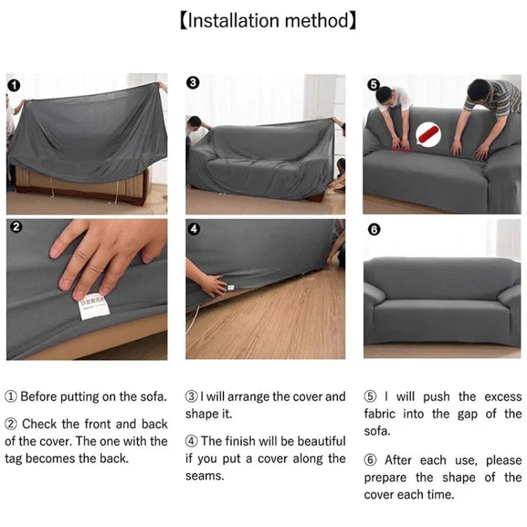 Áo bọc ghế sofa vải nhung dày, bọc ghế đàn hồi không kèm vỏ gối, 1 chỗ 90-140cm, 2 chỗ 145-185cm, 3 chỗ 190-230cm, 4 chỗ 230-300cm