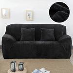 Áo bọc ghế sofa vải nhung dày, bọc ghế đàn hồi không kèm vỏ gối, 1 chỗ 90-140cm, 2 chỗ 145-185cm, 3 chỗ 190-230cm, 4 chỗ 230-300cm