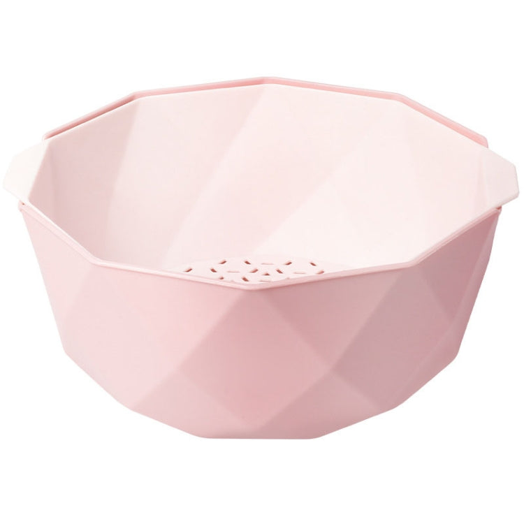 Giỏ thoát nước rỗng hai lớp, giỏ nhựa đa chức năng rửa rau củ quả, kích thước nhỏ, lớn