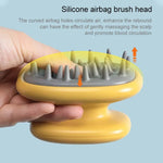 Lược gội đầu gia đình lược massage silicone lược cầm tay chống gàu bàn chải tóc