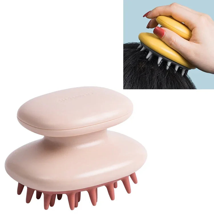 Lược gội đầu gia đình lược massage silicone lược cầm tay chống gàu bàn chải tóc