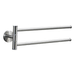 Thanh treo khăn inox xoay giá treo khăn nhà tắm bếp gắn tường giá đỡ khăn đánh bóng, Hai thanh đánh bóng, Ba thanh đánh bóng, Bốn thanh đánh bóng, Năm thanh đánh bóng