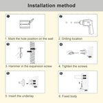 Thanh treo khăn inox xoay giá treo khăn nhà tắm bếp gắn tường giá đỡ khăn đánh bóng, Hai thanh đánh bóng, Ba thanh đánh bóng, Bốn thanh đánh bóng, Năm thanh đánh bóng