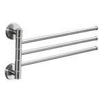 Thanh treo khăn inox xoay giá treo khăn nhà tắm bếp gắn tường giá đỡ khăn đánh bóng, Hai thanh đánh bóng, Ba thanh đánh bóng, Bốn thanh đánh bóng, Năm thanh đánh bóng