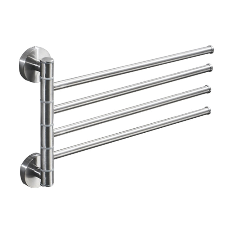 Thanh treo khăn inox xoay giá treo khăn nhà tắm bếp gắn tường giá đỡ khăn đánh bóng, Hai thanh đánh bóng, Ba thanh đánh bóng, Bốn thanh đánh bóng, Năm thanh đánh bóng