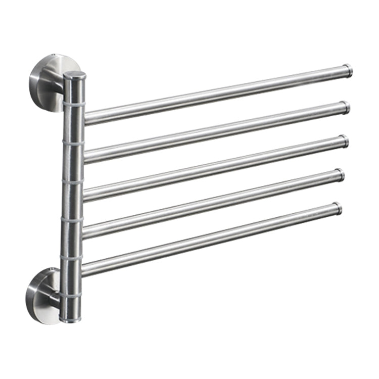 Thanh treo khăn inox xoay giá treo khăn nhà tắm bếp gắn tường giá đỡ khăn đánh bóng, Hai thanh đánh bóng, Ba thanh đánh bóng, Bốn thanh đánh bóng, Năm thanh đánh bóng