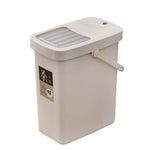 Xô đựng bã trà nhựa văn phòng xô rác trà nắp đẩy thùng rác di động, 7L, 10L