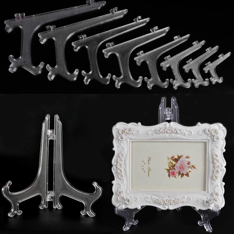 10 cái giá đỡ khung nhựa trong suốt cao, 8 inch, 11 inch