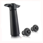 Bộ bơm hút chân không rượu vang đỏ, bộ nút silicone giữ rượu vang, bơm màu đen 2 nút (túi OPP), bơm màu đen 2 nút (hộp), 2 nút ba lỗ (túi OPP), bơm màu đen bộ ba món