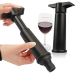 Bộ bơm hút chân không rượu vang đỏ, bộ nút silicone giữ rượu vang, bơm màu đen 2 nút (túi OPP), bơm màu đen 2 nút (hộp), 2 nút ba lỗ (túi OPP), bơm màu đen bộ ba món