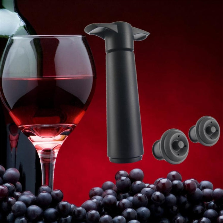Bộ bơm hút chân không rượu vang đỏ, bộ nút silicone giữ rượu vang, bơm màu đen 2 nút (túi OPP), bơm màu đen 2 nút (hộp), 2 nút ba lỗ (túi OPP), bơm màu đen bộ ba món