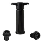Bộ bơm hút chân không rượu vang đỏ, bộ nút silicone giữ rượu vang, bơm màu đen 2 nút (túi OPP), bơm màu đen 2 nút (hộp), 2 nút ba lỗ (túi OPP), bơm màu đen bộ ba món