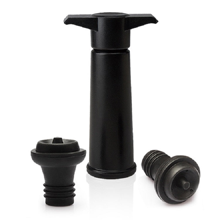 Bộ bơm hút chân không rượu vang đỏ, bộ nút silicone giữ rượu vang, bơm màu đen 2 nút (túi OPP), bơm màu đen 2 nút (hộp), 2 nút ba lỗ (túi OPP), bơm màu đen bộ ba món
