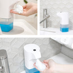 Bình đựng xà phòng phun bọt tự động cảm ứng gắn tường, Mẫu pin bọt, Phun sạc lại