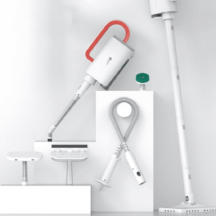 Cây lau nhà hơi nước điện cầm tay nhiệt độ cao gia dụng Delma DEM-ZQ610, phiên bản khuyên dùng phích cắm CN
